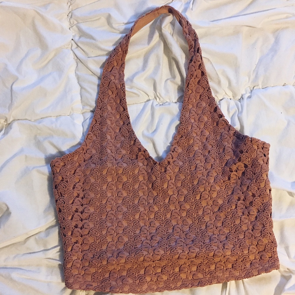 blush halter top